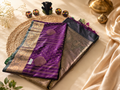 Kanjeevaram Soft Silks | Striped Alt Butti