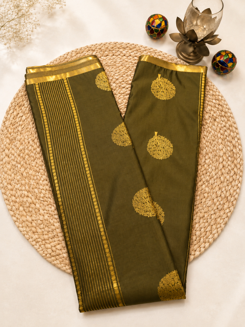 Apurva Silk - Mini Border - Tree Motifs