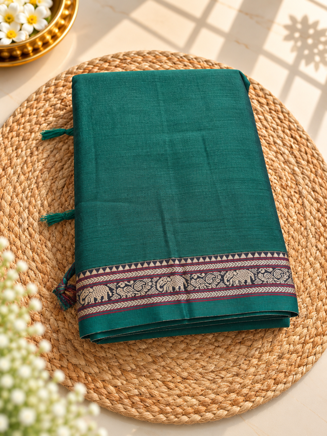 Ilkal Cotton - Small Border