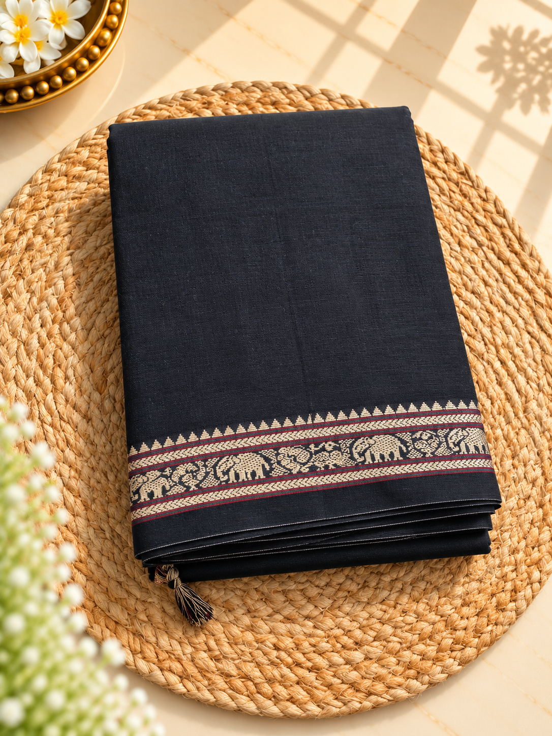 Ilkal Cotton - Small Border