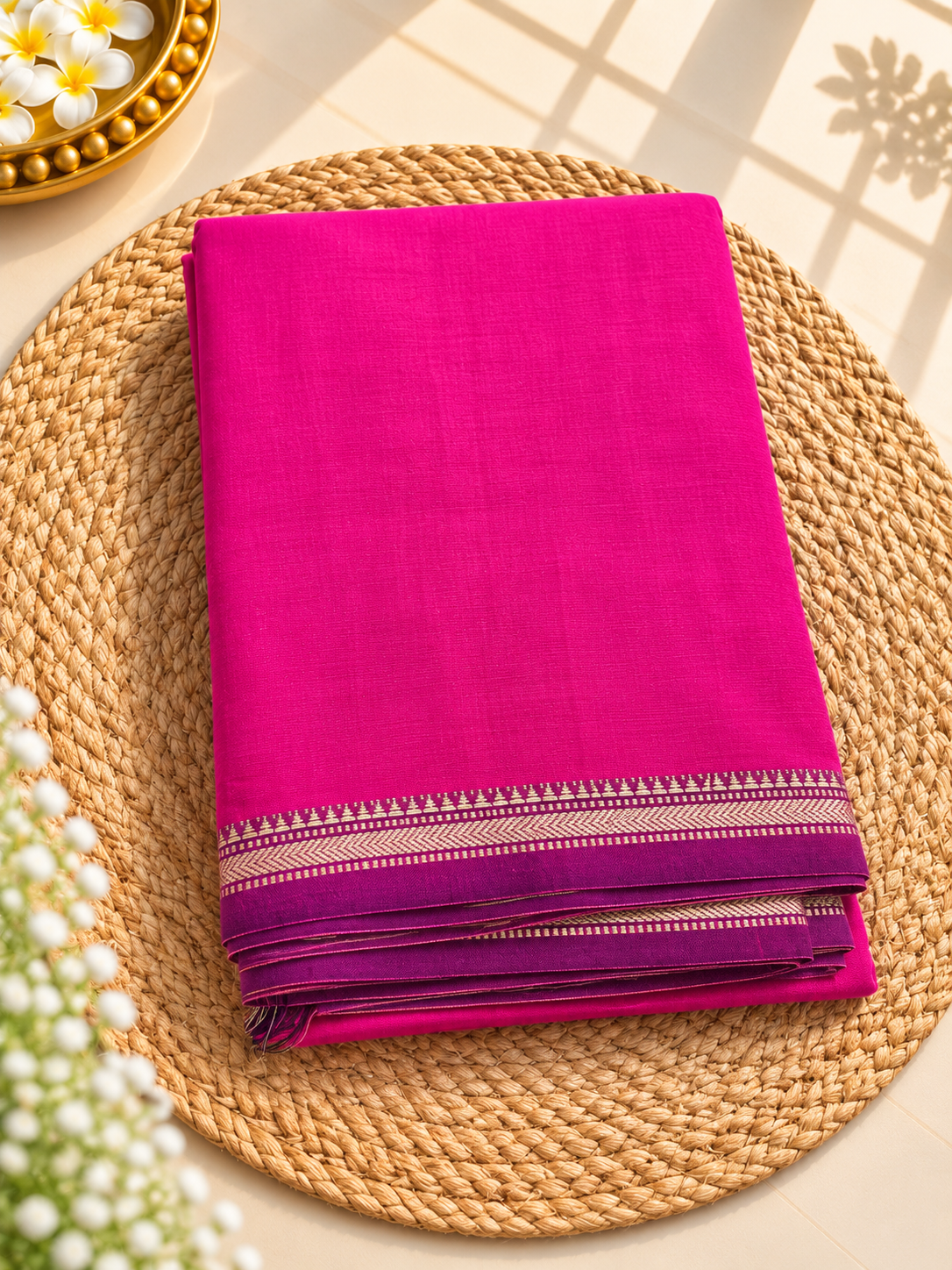 Ilkal Cotton - Small Border