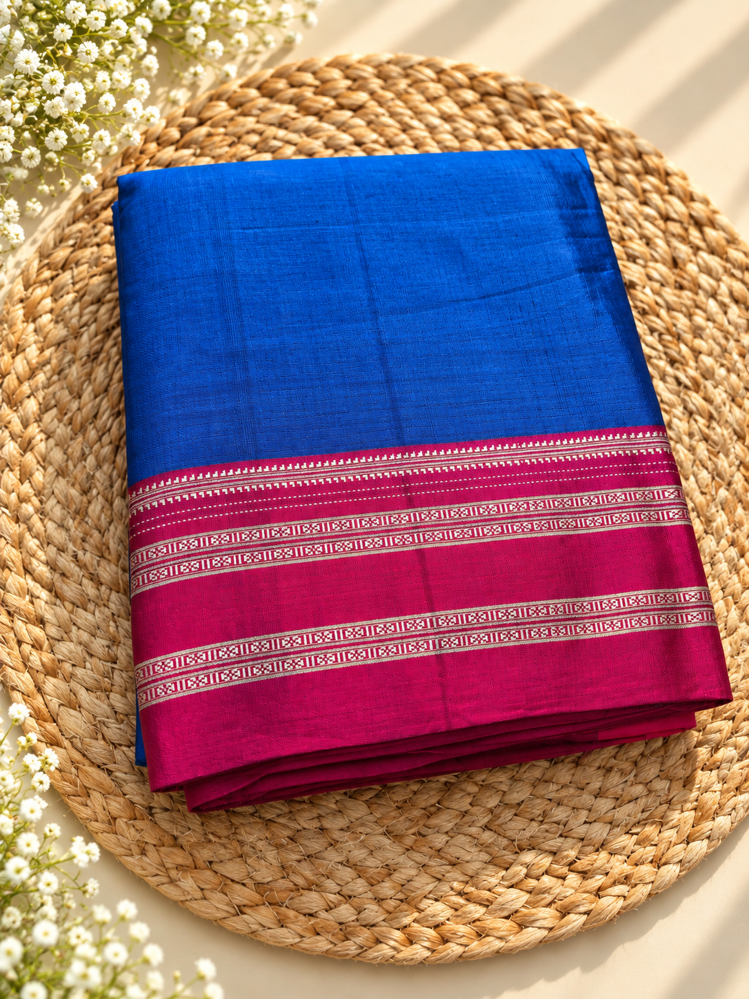 Ilkal Gayatri Border - Pure Handloom