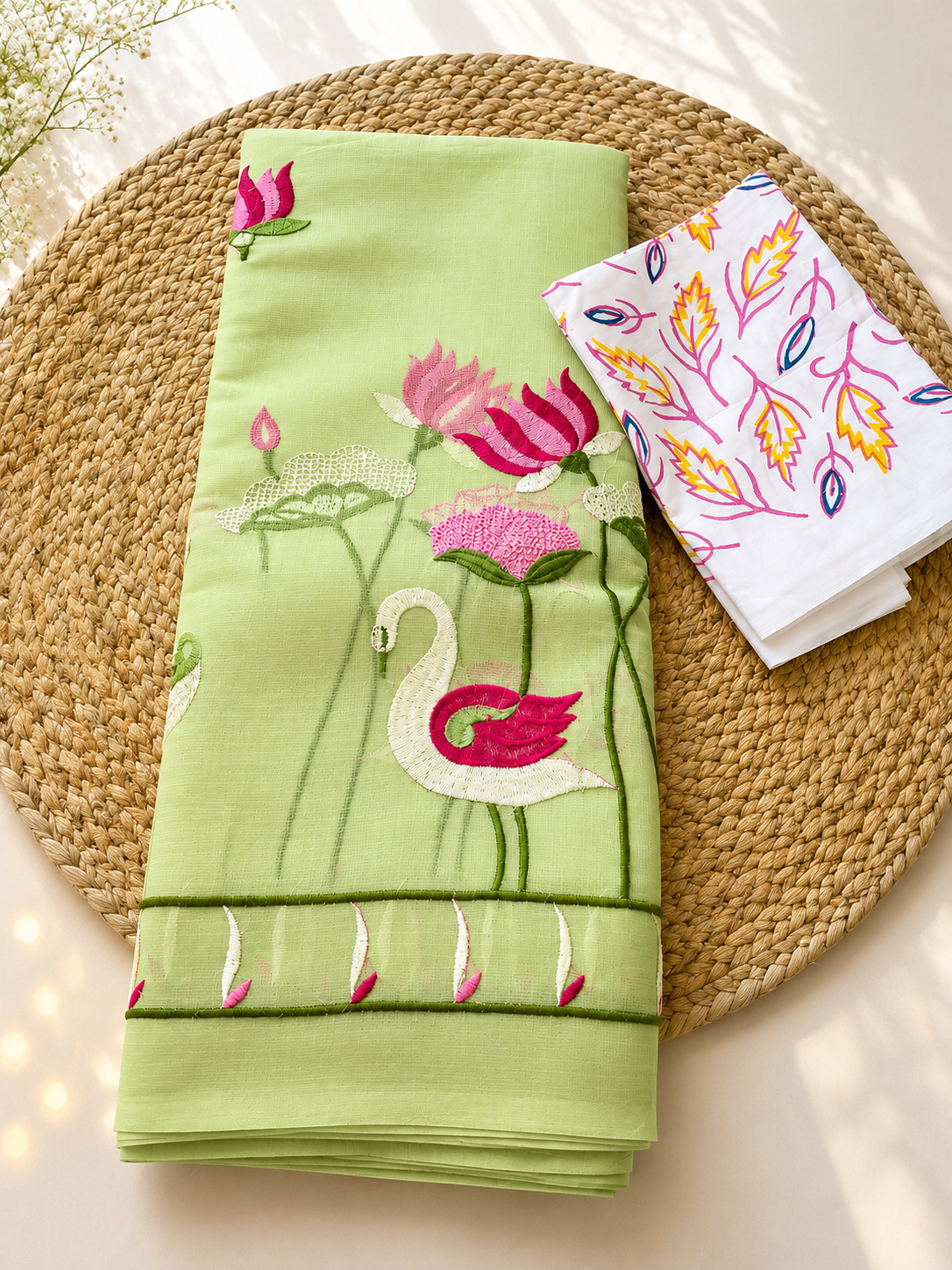 Kota Cotton - Embroidered