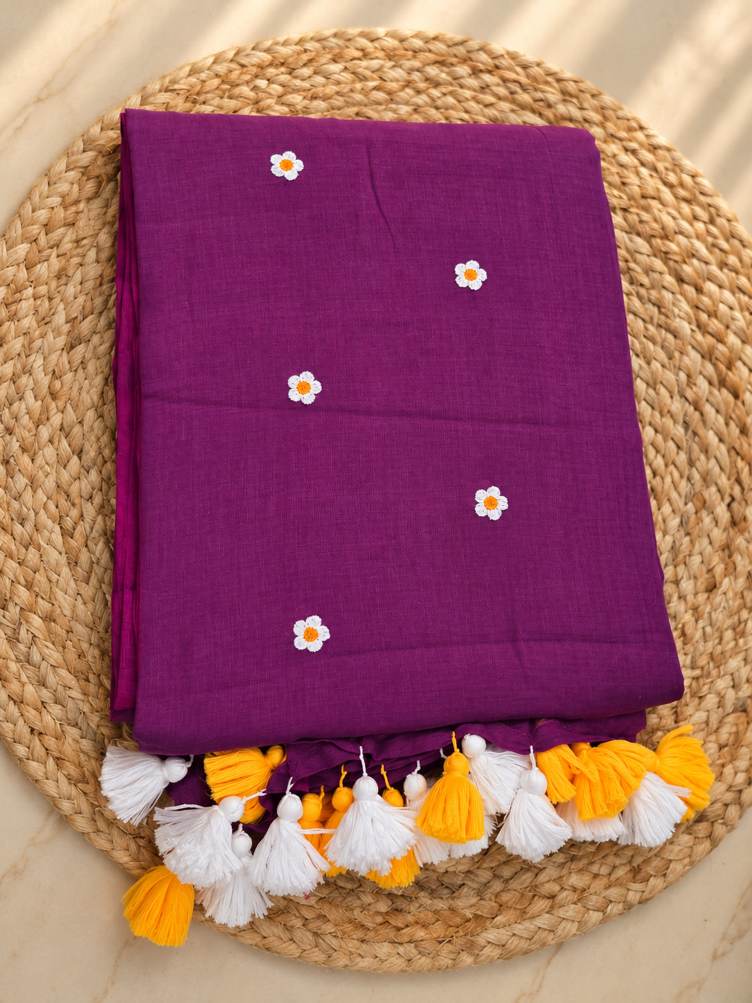 Pure 120 Count Mul Cotton - Floral