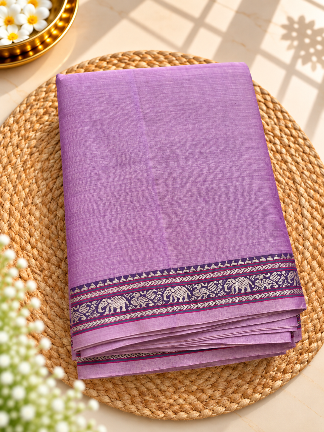 Ilkal Cotton - Small Border
