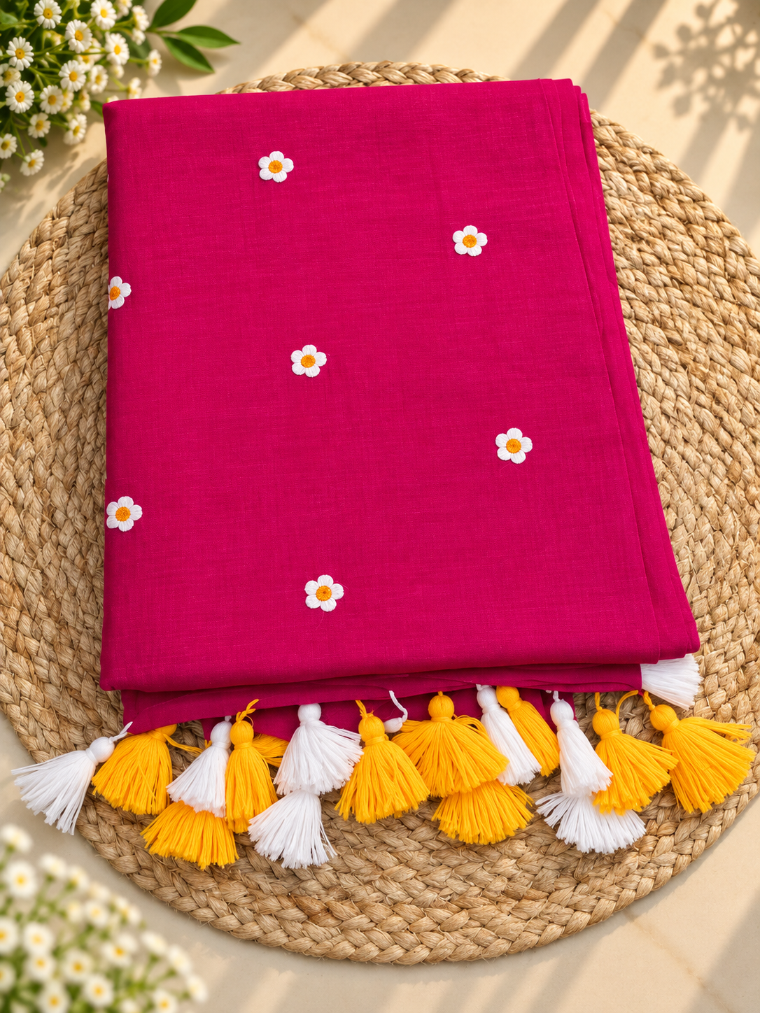 Pure 120 Count Mul Cotton - Floral