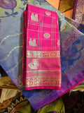 Kanchi Pattu Pink Checks